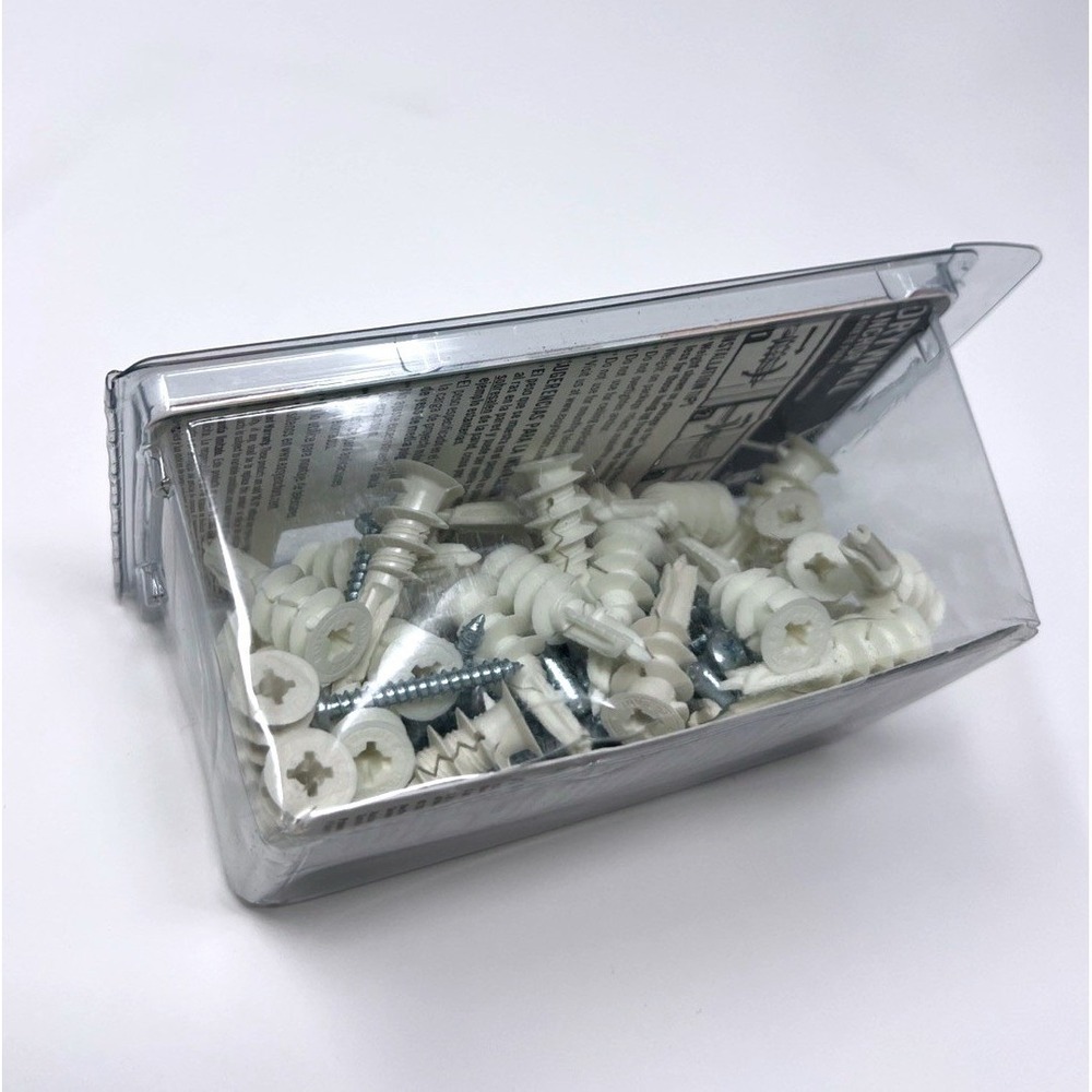 E-Z Ancor #25310 - Twist-N-Lock 75 lb. Self-Driving Drywall Anchor 50pc NIP 5/8" - Picture 3 of 13